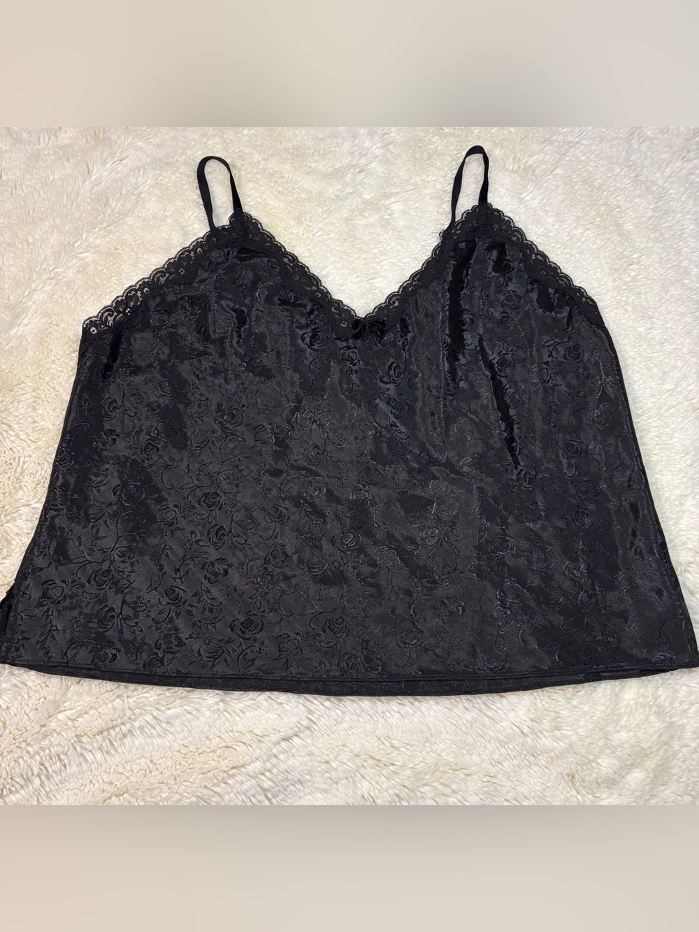 George Black Lace Camisole Top